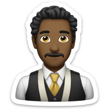 persona muy rica y elegante sticker