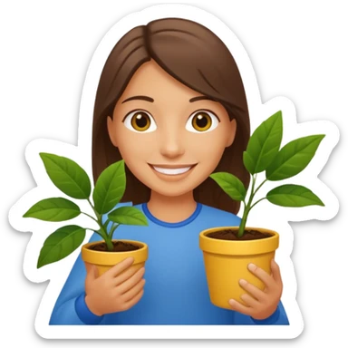 ultra realistic ukrainian-american plant flex sticker