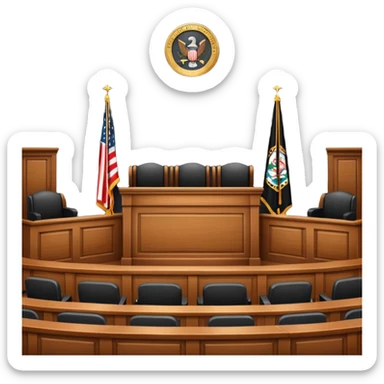  courtroom sticker