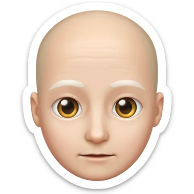 sugeneruok moteri galva be veido ir plauku sticker