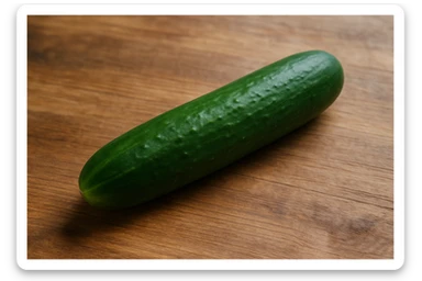 Cucumber sticker
