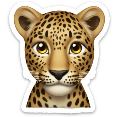 leopard gay sticker