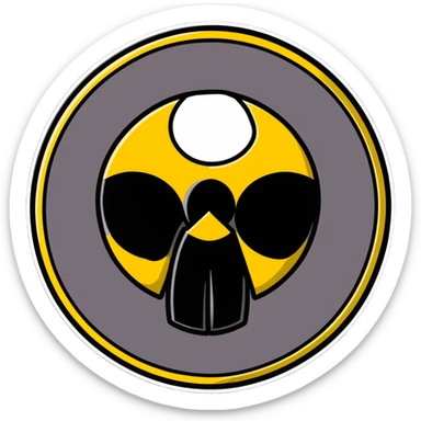 Wu-Tang Clan logo sticker