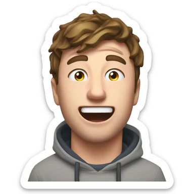 MrBeast mewing sticker