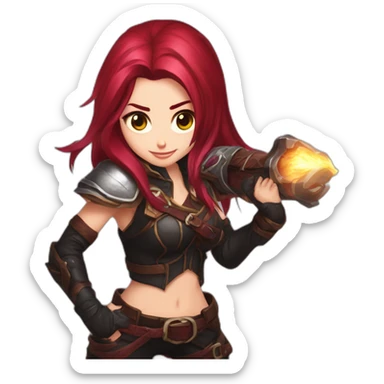 Katarina league of legends sfw sticker