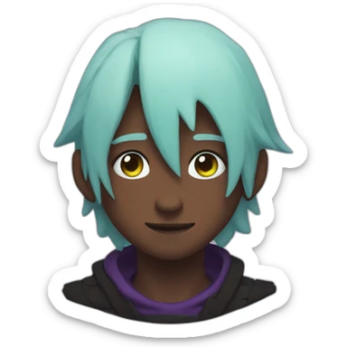 raslei from deltarune sticker