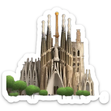sagrada familia sticker