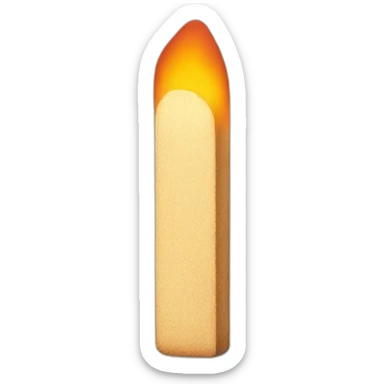 Matchstick sticker