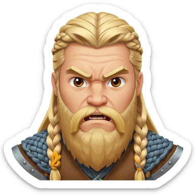 Angry Viking sticker