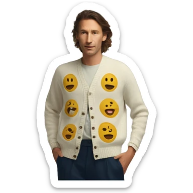 Folklore cardigan t.s. sticker