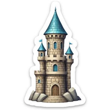 fantasy tower sticker