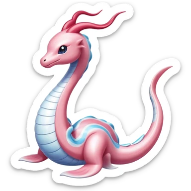 Milotic-Dragonair-Dratini-hybrid, full body sticker
