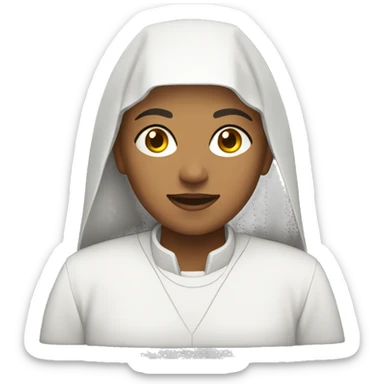 Female priest sticker