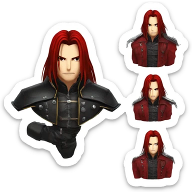 Final Fantasy 7 vincent valentine sticker