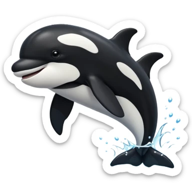 orca emoji sticker
