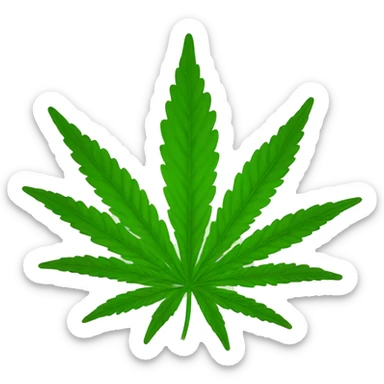 marijuana_leaf sticker