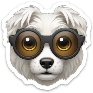 bou with googles sticker