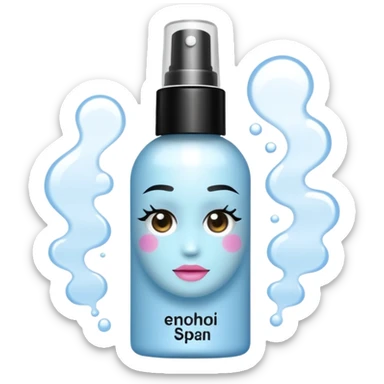 makeup setting spray unbranded sticker