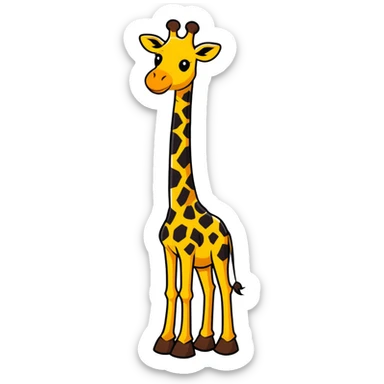 giraffe sticker