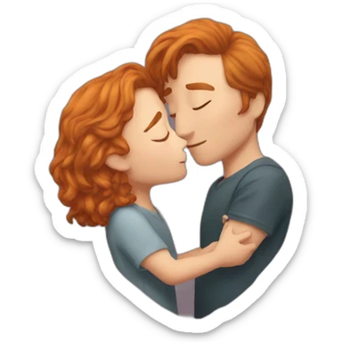 Emoji Harry potter kissing Ron Wesley sticker
