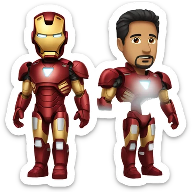 Iron man emoji  sticker