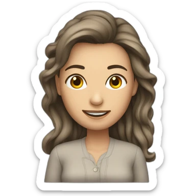 une femme de chambre qui chute sticker