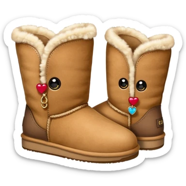 Give me some uggs and make them small sticker