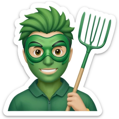 Gardener from the toxic avenger sticker