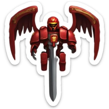 Blood angels chapter icon  sticker