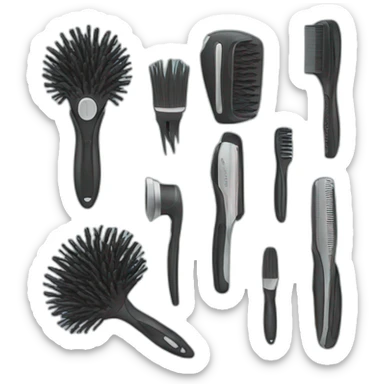 hair tools sticker