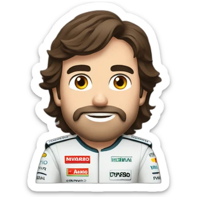 F1 Fernando Alonso sticker