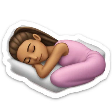 Ariana Grande sleeping sticker