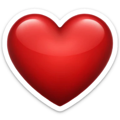 Black fade into dark red at the end heart sticker