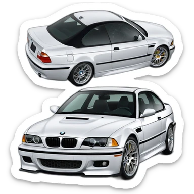 bmw m3 e46 sticker
