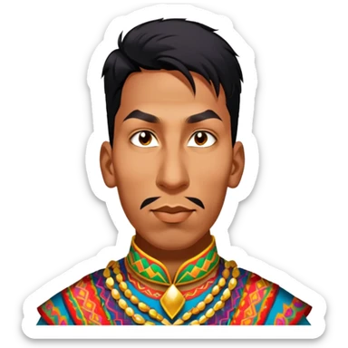 Folkloric Dancer sticker