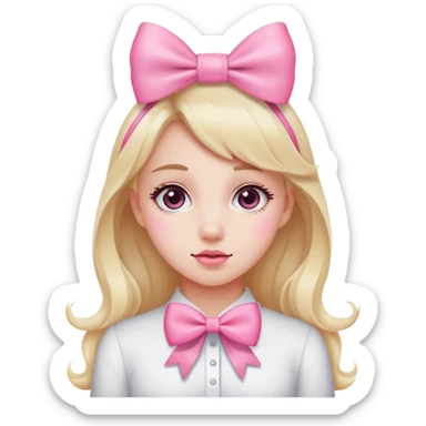 👩🏻🎀 sticker