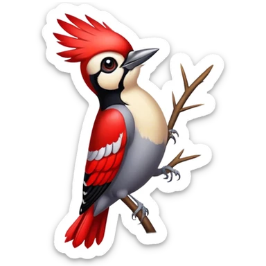 woodpecker sticker