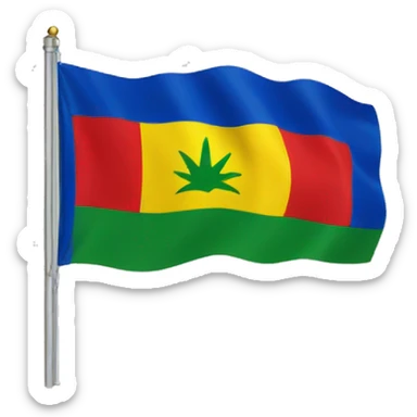 Kabylie flag sticker