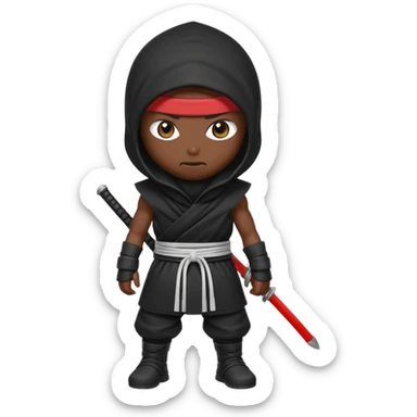 Ninja emoji Rick owens  sticker