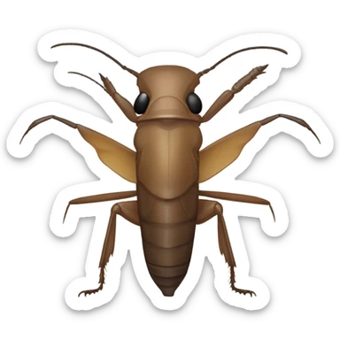 Mole cricket sticker