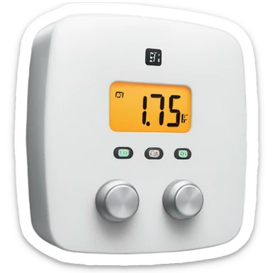 Turn down thermostat  sticker