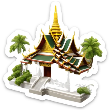 Wat Pho Temple sticker