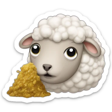 Sheep puke sticker