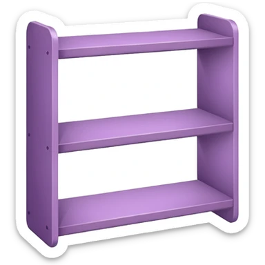 Shelf mauve sticker