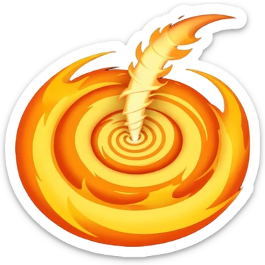 Tornado Tsunami Fuego sticker