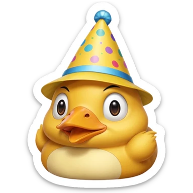 Happy birthday psyduck sticker