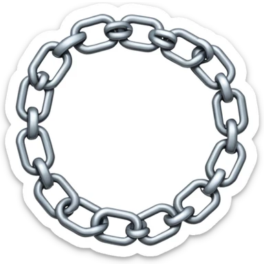 broken chain sticker