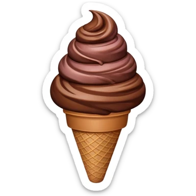 sorvete chocolate sticker