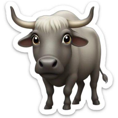 Water buffalo sticker