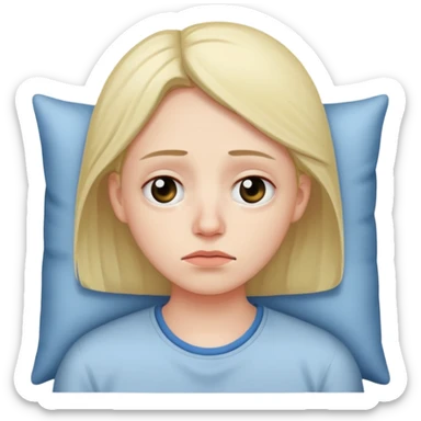 try to sleep, but can't sticker